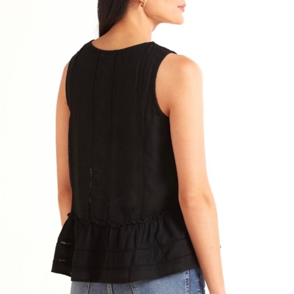 RAILS BLACK SLEEVELESS TOP - Picture 6 of 8
